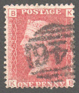 Great Britain Scott 33 Used Plate 79 - KB - Click Image to Close